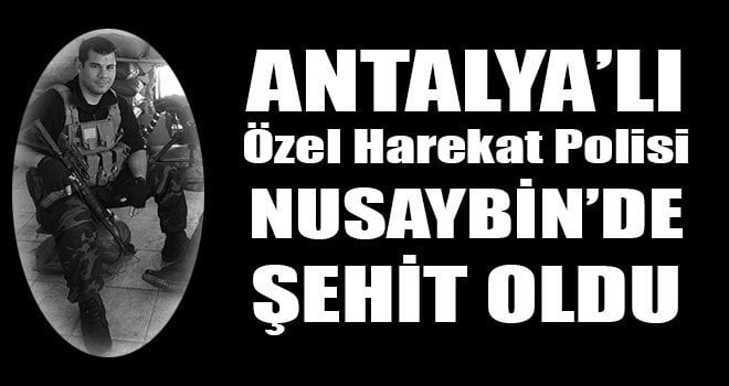 Mardin’in Nusaybin ilçesinde düzenlenen operasyonlar sırasında şehit düşen Polis Özel Harekat (PÖH) memuru