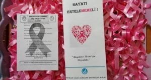 Antalya Ülkü Ocakları Bayanlar Birimi mensupları kansere karşı erken teşhisin