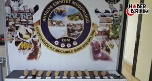 Antalya Emniyet Müdürlüğü’ne bağlı Uyuşturucu ile Mücadele Şube Müdürlüğü görevlileri