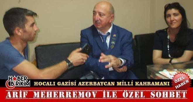Karabağ savaşı gazisi Arif Meherremov,  Azerbaycan Uluslararası Dış ilişkiler Teşkilatı