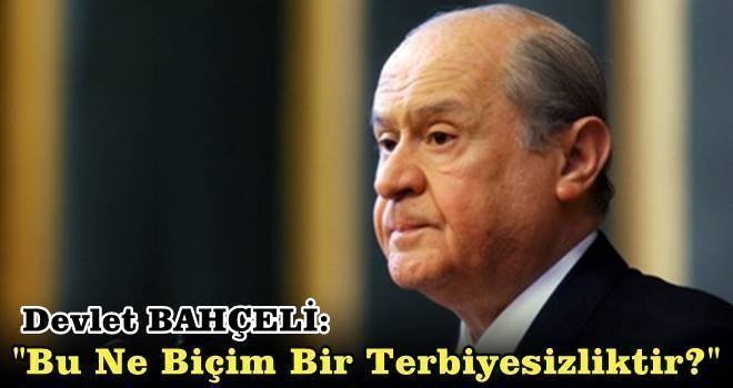 Bahçeli grup toplantısının ardından gazetecilerin sorularını yanıtladı. &nbsp; Bir gazetecinin,