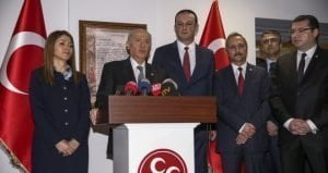 MHP Genel Başkanı Devlet Bahçeli, partisince düzenlenen Siyaset ve Liderlik