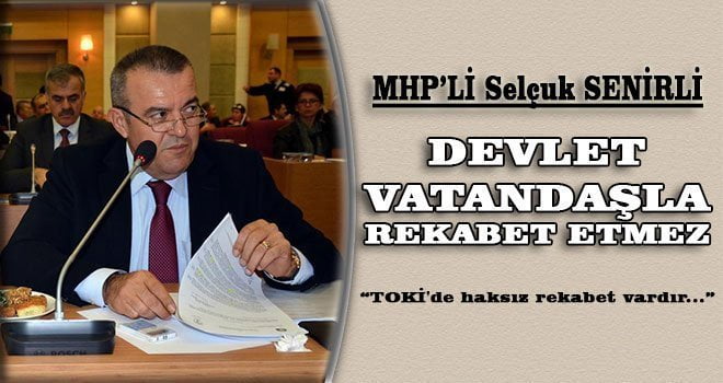 MHP Grup Sözcüsü Selçuk Senirli, Akseki Belediye Başkanı İsmet Uysal’a,