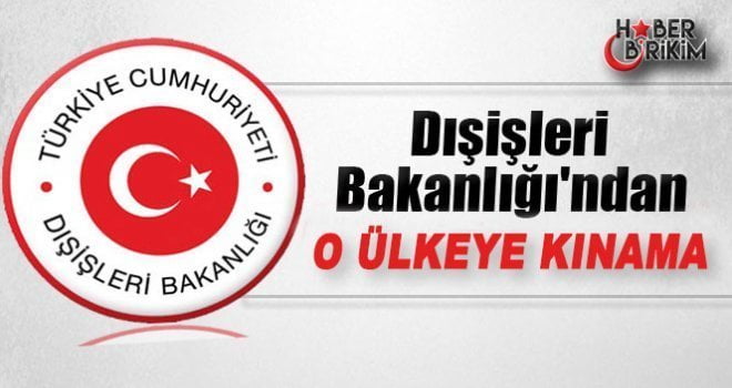 Türkiye Cumhuriyeti Dışişleri Bakanlığı’ndan yapılan yazılı açıklamada 7 Şubat 2016