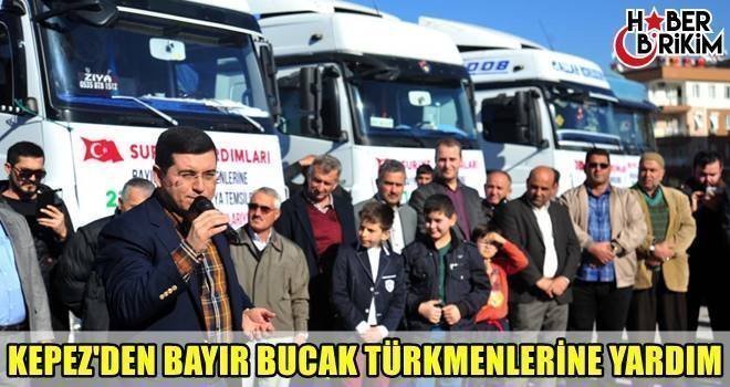 Kepez Belediyesi ile Hayrat Vakfı işbirliğiyle Bayır-Bucak Türkmenleri için toplanan
