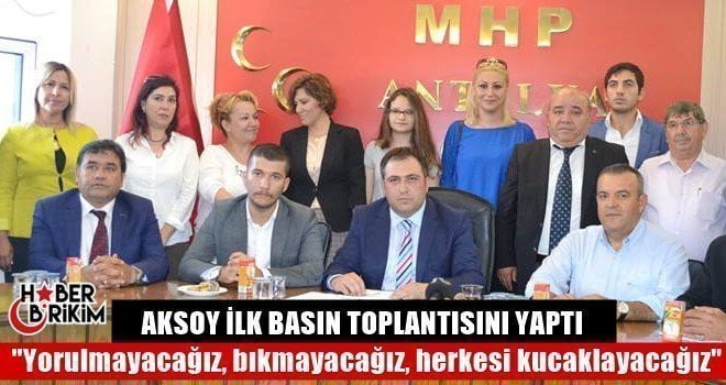Genel Merkez tarafından MHP Antalya İl Başkanlığına atanan  MHP MDK