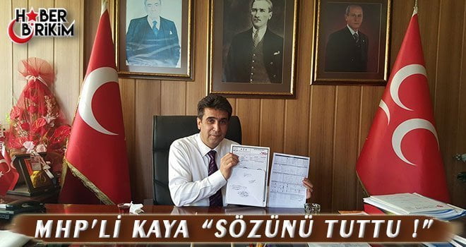 Milliyetçi Hareket Partisi Antalya İl Başkanı Ali Adnan KAYA sözünü