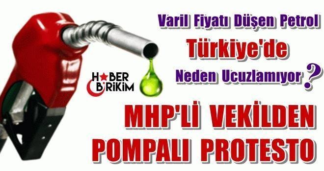 Tüm dünyada düşen ham petrol fiyatlarının Türkiye’de pompa satış fiyatlarına