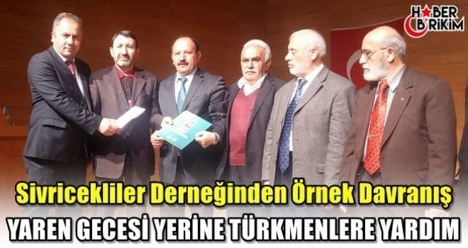 Çankırı Kurşunlu Sivricek Köyü Derneği, her yıl mutat olarak yaptığı yaren gecesini