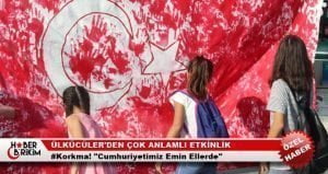 Antalya Ülkü Ocakları’nın, Cumhuriyetimizin 93. Yılı Kutlamaları vesilesiyle düzenlediği “Bayrak