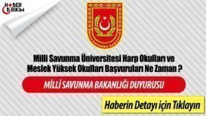 Millî Savunma Üniversitesi Harp Okullarına ve Astsubay Meslek Yüksek Okullarına