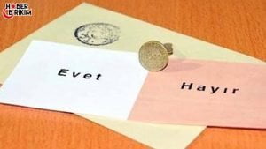 16 Nisan 2017 Pazar günü yapılacak olan Anayasa Değişikliği Halk