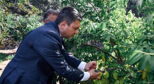 Gazipaşa ilçesini ziyaret eden Vali Hulusi Şahin, Kaymakamlık ve belediye