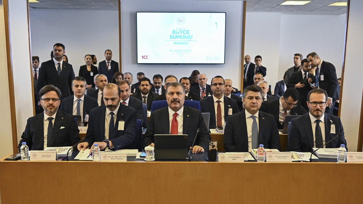 Bakan Koca, TBMM Plan ve Bütçe Komisyonunda, Sağlık Bakanlığının 2024
